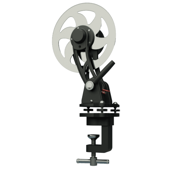 Measuring wheel encoder device for kiln circumference measurement